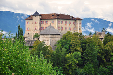 Fototapeta na wymiar Thun castle, Italy