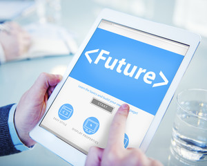 New Trends Future Bussiness Growing Concept