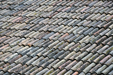 Roof tile background