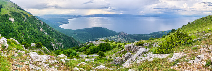 Ohrid lake, Macedonia - obrazy, fototapety, plakaty