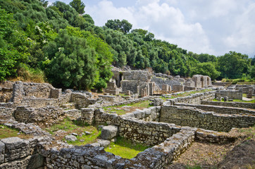Fototapeta na wymiar Ruins of Butrint, Albania