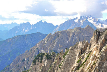 Fototapeta na wymiar Mountains in italian Alps