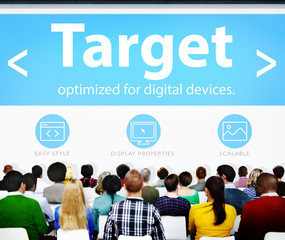 Target Market Business Meeting Seminar Conference Learning Conce