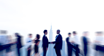 Business People Handshake Deal Agreement Collaboration Meeting C