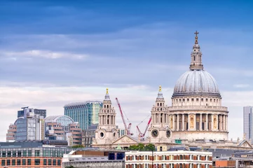 Deurstickers Beautiful view of St Paul Cathedral - London © jovannig