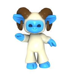 ヒツジのマスコット