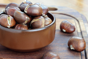 Sweet chestnuts.