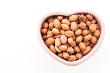 Peanut isolated on white background
