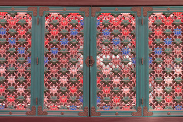 Korean vintage door