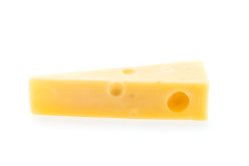 Cheese isolated on white