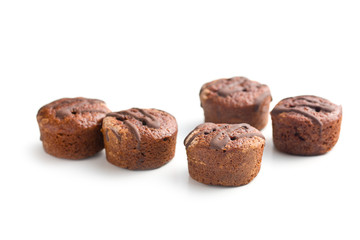 sweet dessert with chocolate and fruity jam