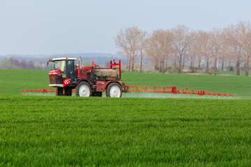 Fototapeta premium Spraying machine