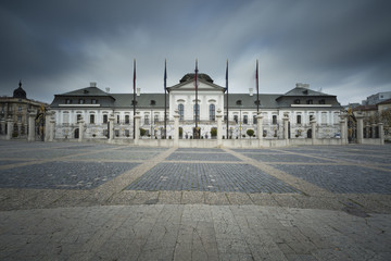 Obraz premium Presidential palace in Bratislava, Slovakia.