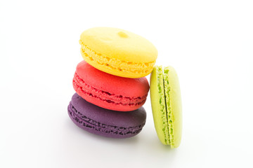 Macaroon isolated on white background
