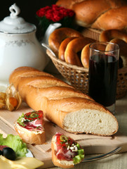 pastry on the table