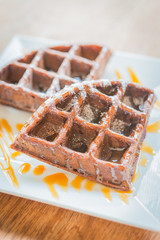 Chocolate waffle