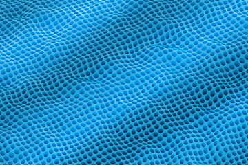 Abstract bend shiny metal background