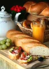 pastry on the table