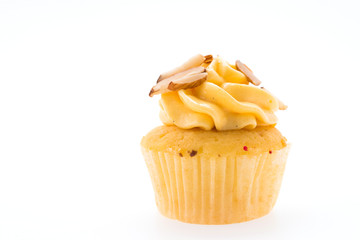 Cupcakes isolated on white