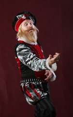 portrait of a man from the Middle Ages