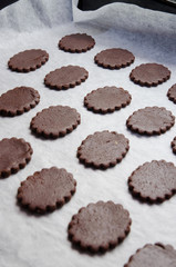 Dark Chocolate Cookies ready for cook