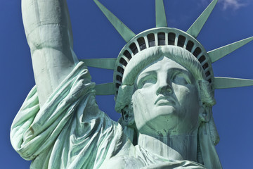 The Statue of Liberty the Detail