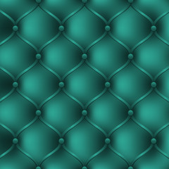 Turquoise leather upholstery furniture. textured background