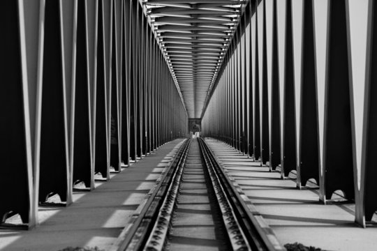 Fototapeta Most kolejowy