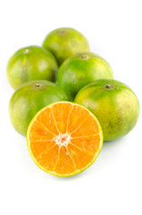 Naklejka na ściany i meble mandarin orange,Tangerines fruit