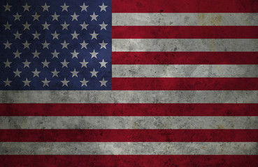 Fototapeta premium Grunge USA Flag