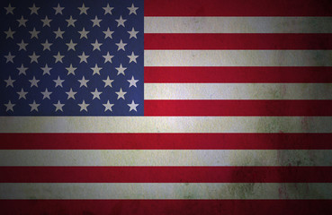 Fototapeta premium Grunge USA Flag