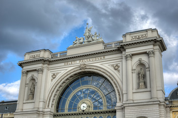 Fototapeta na wymiar East Railwaystation in Budapest