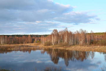 Early spring on the river