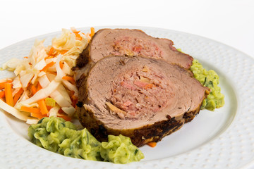 Schweinefilet mit Hackfüllung