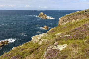 coast at Land End, Cornwall
