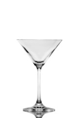 Empty Martini glass