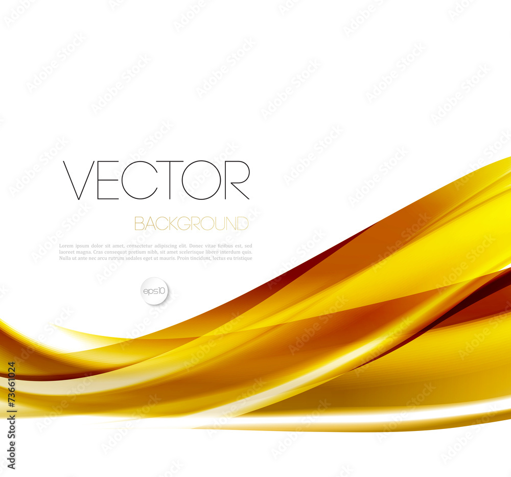 Poster abstract wave template background brochure design