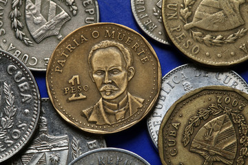 Coins of Cuba. Jose Marti.