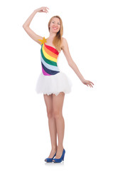 Young woman in fashion concept