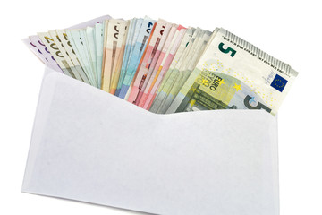 Geldscheine im Briefumschlag