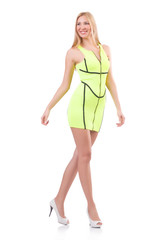 Woman in fashion clothing concept