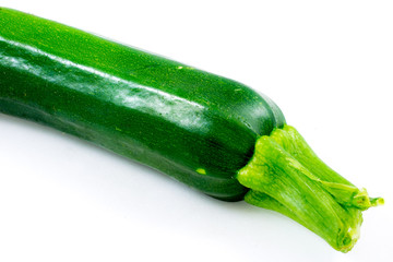 closeup of a zucchini