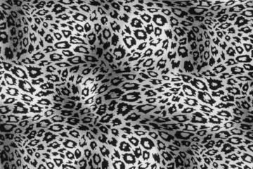 texture of print fabric stripes leopard