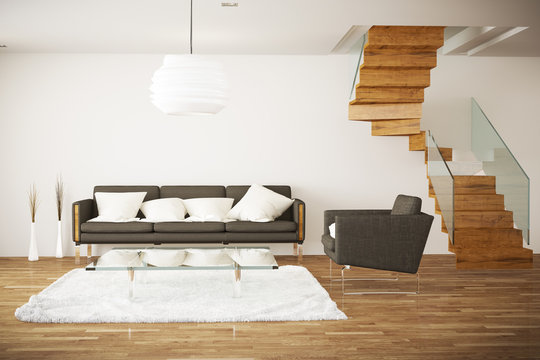 3D Wohnzimmer