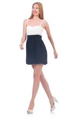 Young woman in fashion concept