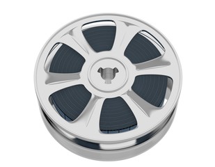 Obraz premium Old motion picture film reel