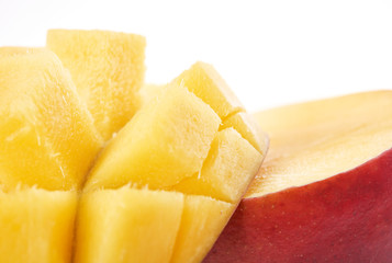 mango fruit isolated on white background