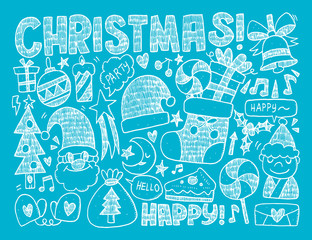 Doodle Christmas background