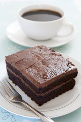Chocolate Cake and Coffee