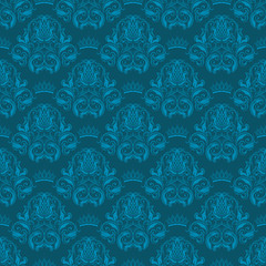 damask seamless floral pattern